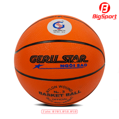 Quả bóng rổ cao su GeruStar B3 màu cam