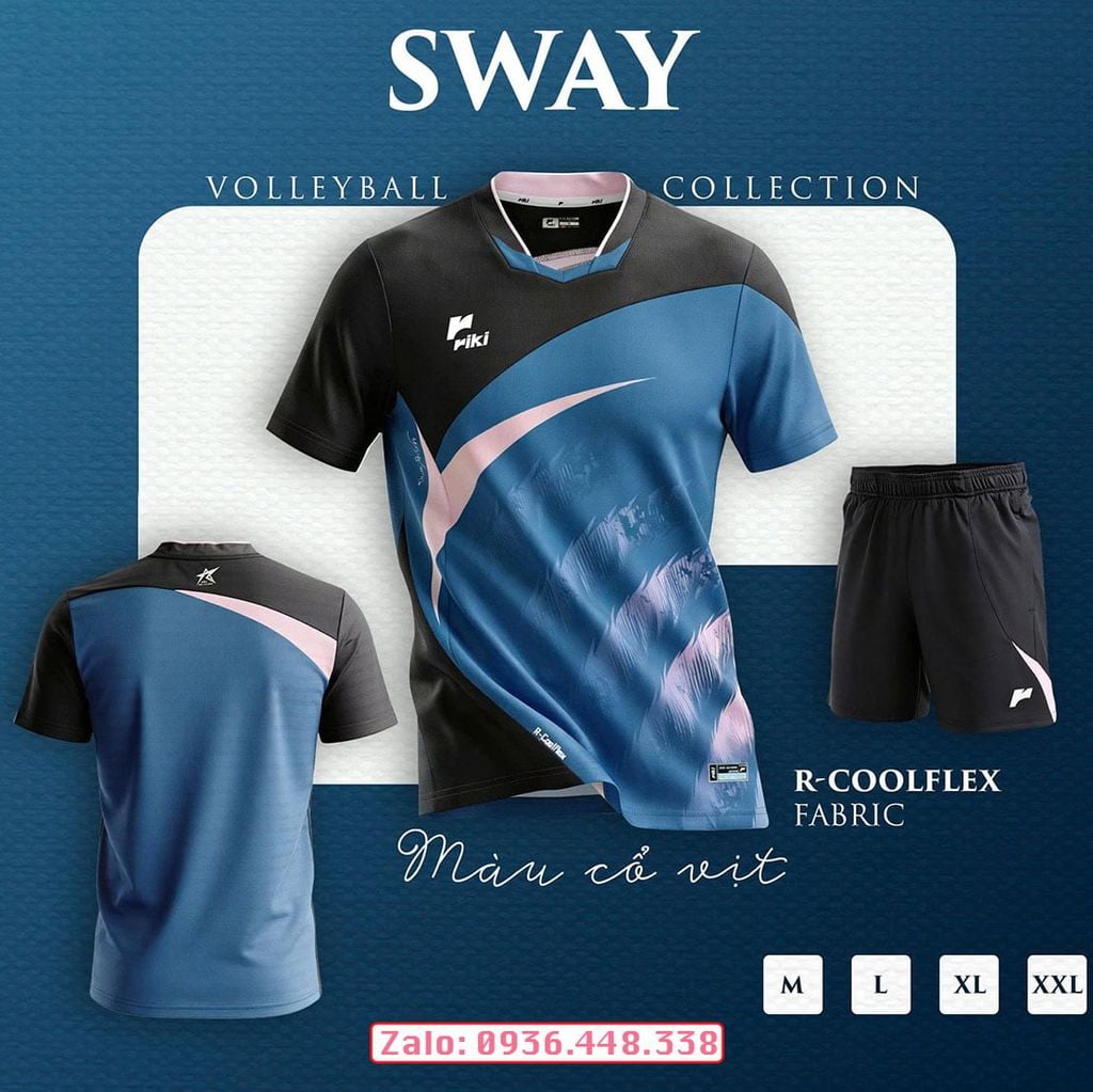 Quần áo bóng chuyền nam Riki Standard Sway