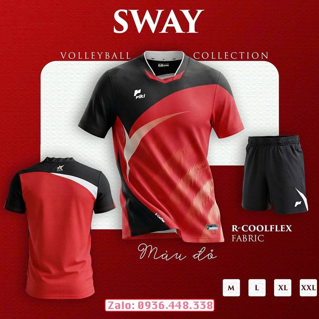 Quần áo bóng chuyền nam Riki Standard Sway