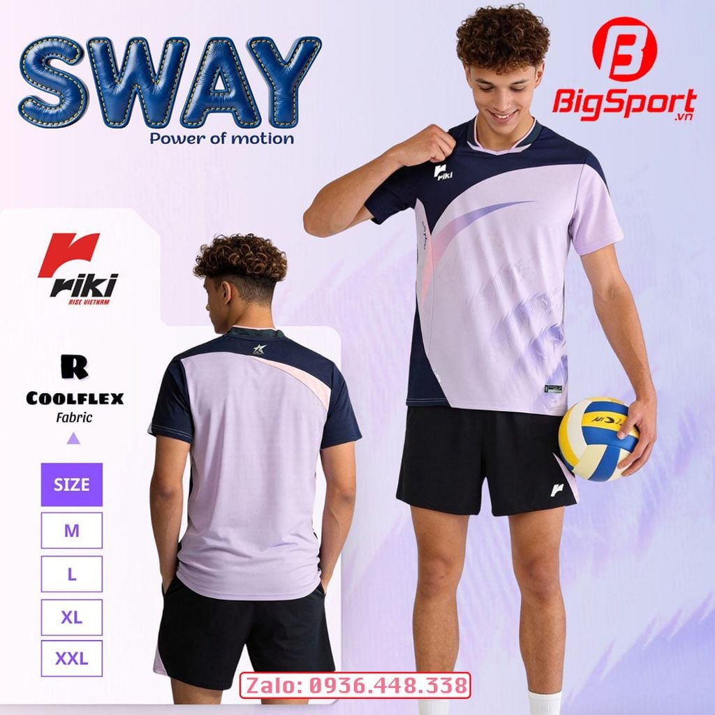 Quần áo bóng chuyền nam Riki Standard Sway