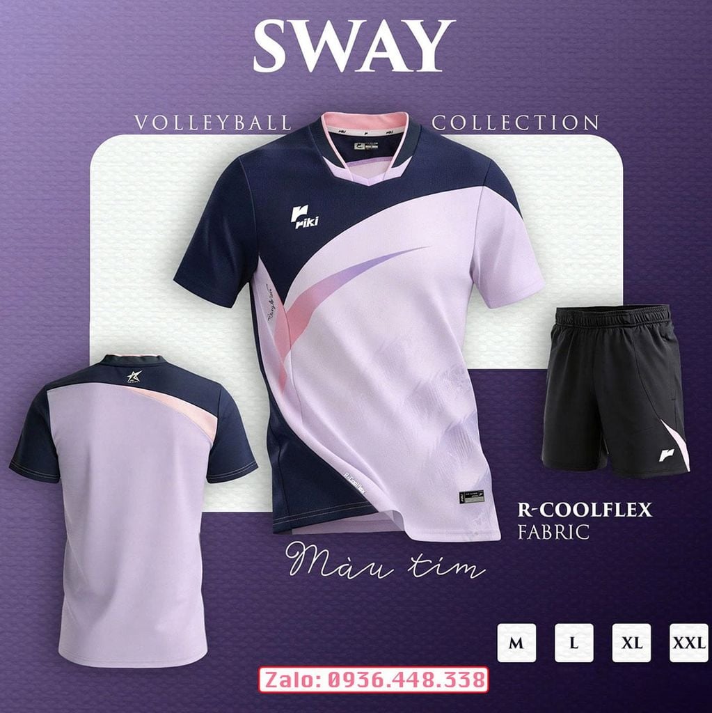 Quần áo bóng chuyền nam Riki Standard Sway