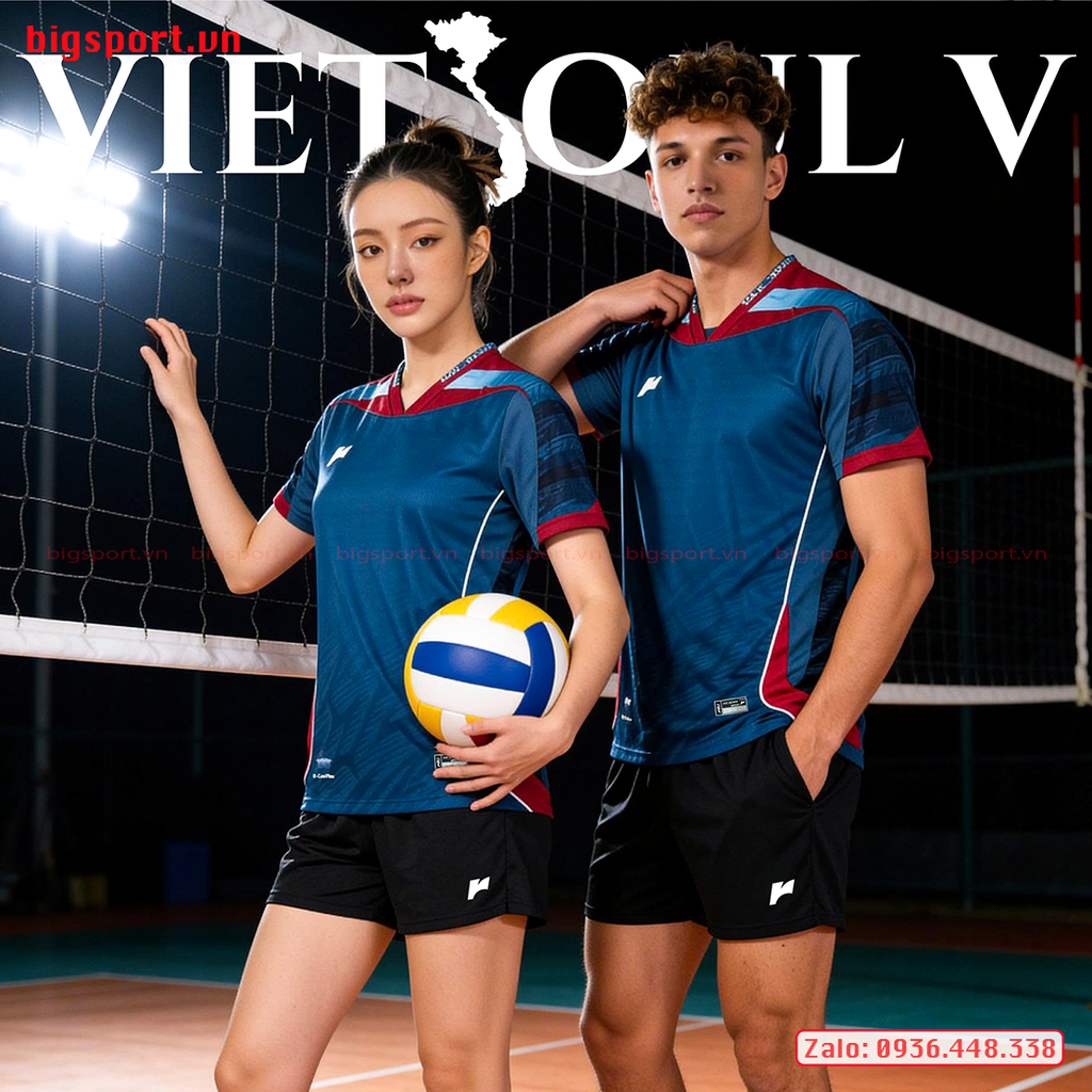 Quần áo bóng chuyền nữ Riki Vietsoul V