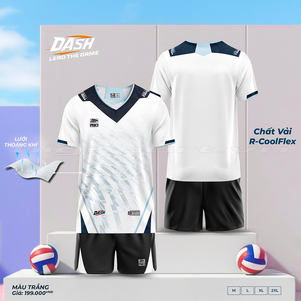 Quần Áo Bóng Chuyền Nam Riki Standard Dash