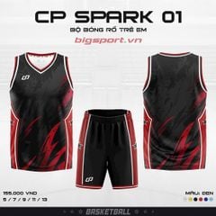 Quần áo bóng rổ trẻ em CP Spark 01