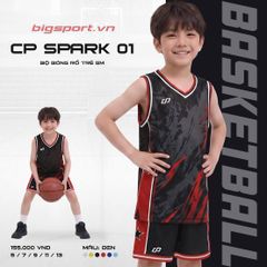 Quần áo bóng rổ trẻ em CP Spark 01