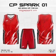 Quần áo bóng rổ trẻ em CP Spark 01
