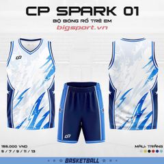 Quần áo bóng rổ trẻ em CP Spark 01