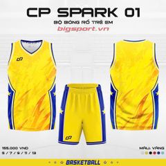 Quần áo bóng rổ trẻ em CP Spark 01
