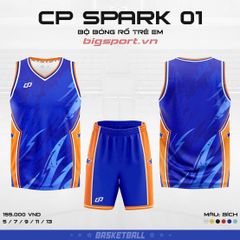 Quần áo bóng rổ trẻ em CP Spark 01