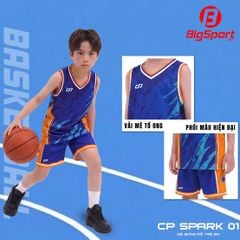 Quần áo bóng rổ trẻ em CP Spark 01