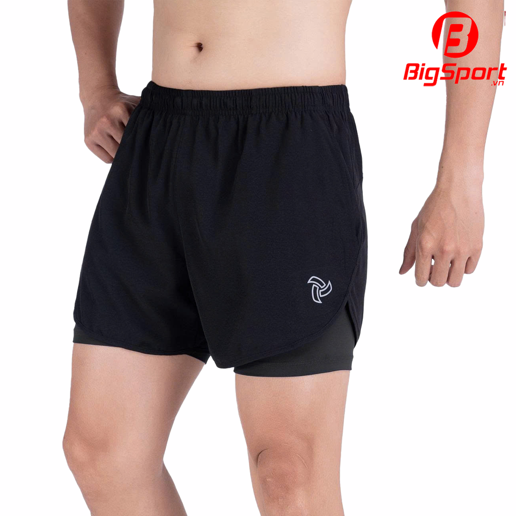 Quần short thể thao nam 2 lớp JustPlay Breeze