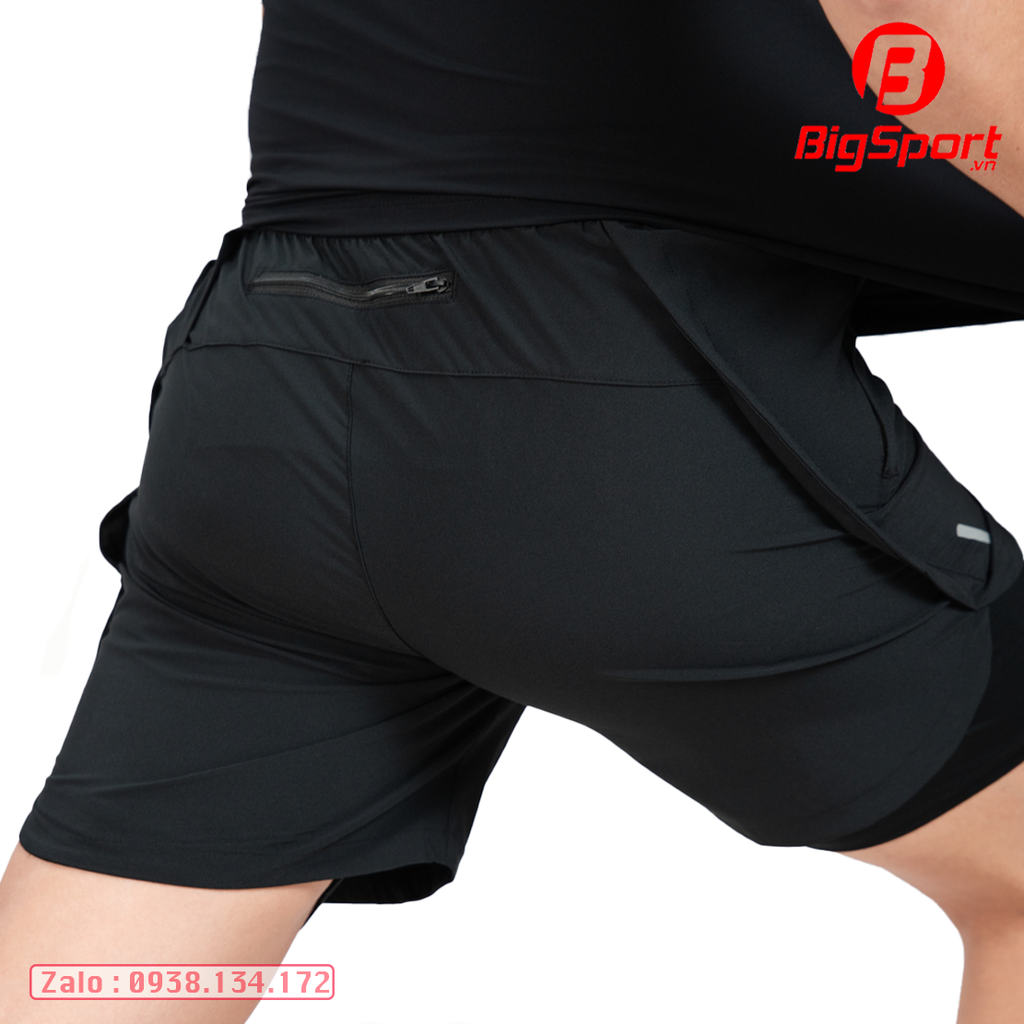 Quần short thể thao Nam 2 lớp Icado HT104