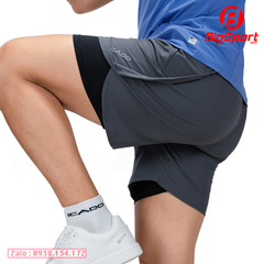 Quần short thể thao Nam 2 lớp Icado HT104