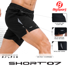 Quần short thể thao nam Egan 7