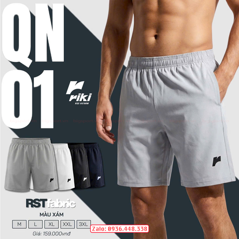 Quần short thể thao nam Riki QN01