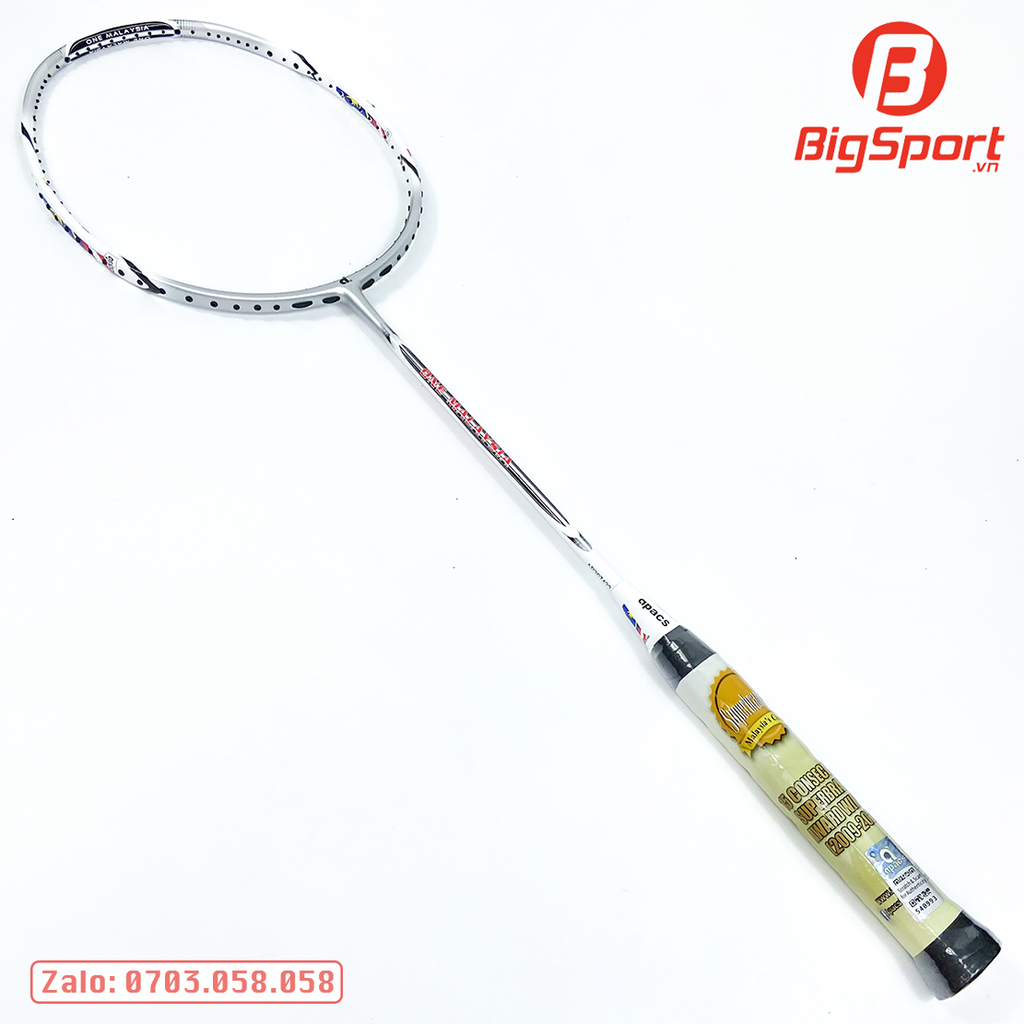 Vợt cầu lông Apacs One Malaysia màu trắng