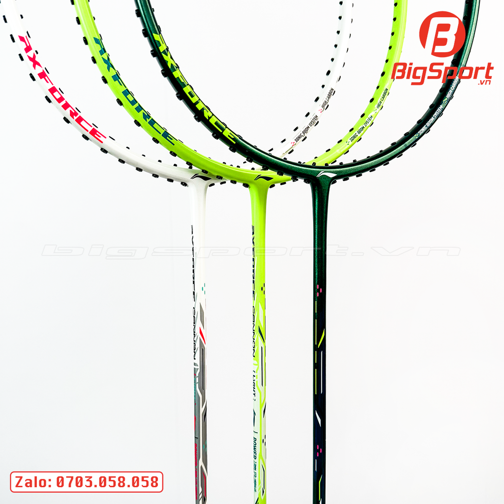 Vợt cầu lông Lining Axforce Cannon xanh lá
