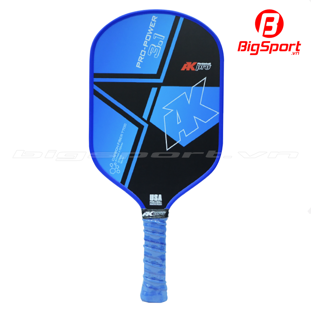 Vợt Pickleball Akpro Pro Power 3.1 Carbon T700 cao cấp