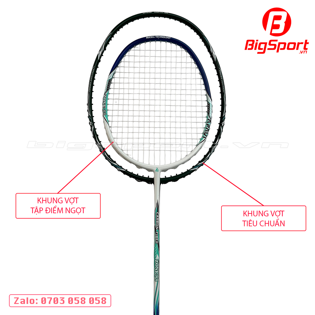 Vợt cầu lông tập điểm ngọt Apavi Zone 88