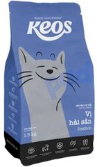 Thức ăn cho mèo KEOS 350g vị hải sản