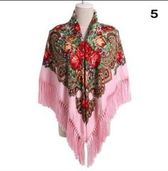 Khăn Nga hồng hoa đỏ