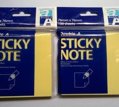 Giấy note vàng Double A 3×3
