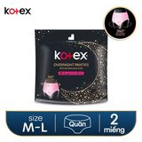 Băng vệ sinh Kotex ban đêm dạng quần size m-l 2 miếng