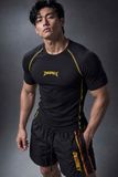  Áo thun Body màu ĐEN Degrey Compressor Tee in logo - BODYTEEDEN 