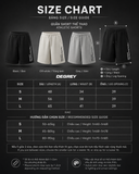  Quần lửng chất liệu chân cua Degrey short pant thiết kế thời trang nam nữ màu xám - SHOPAX 