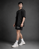  Áo Degrey Jersey Mesh Fabric màu ĐEN thêu D Logo - JERMESHDEN 