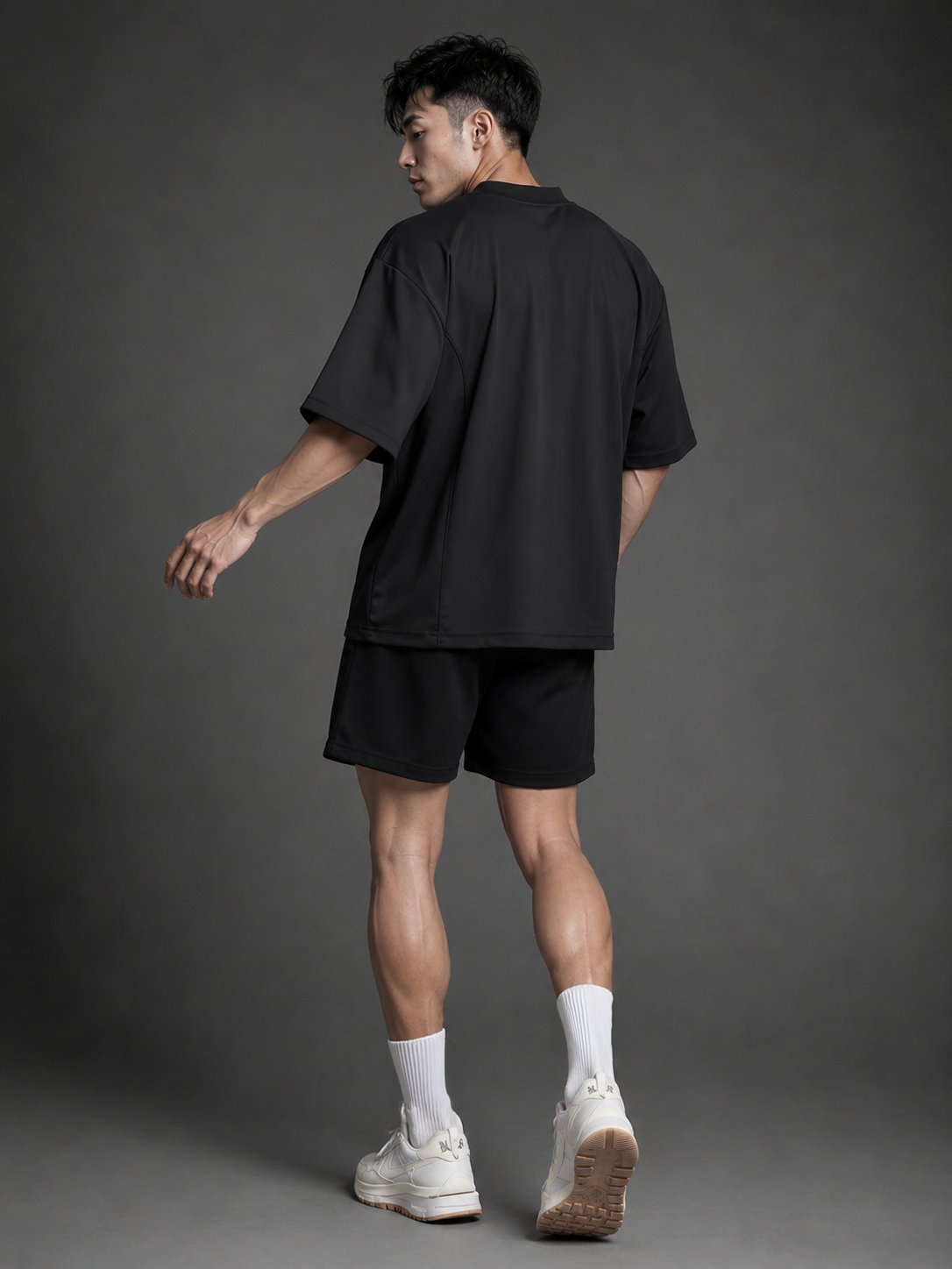  Áo Degrey Jersey Mesh Fabric màu ĐEN thêu D Logo - JERMESHDEN 
