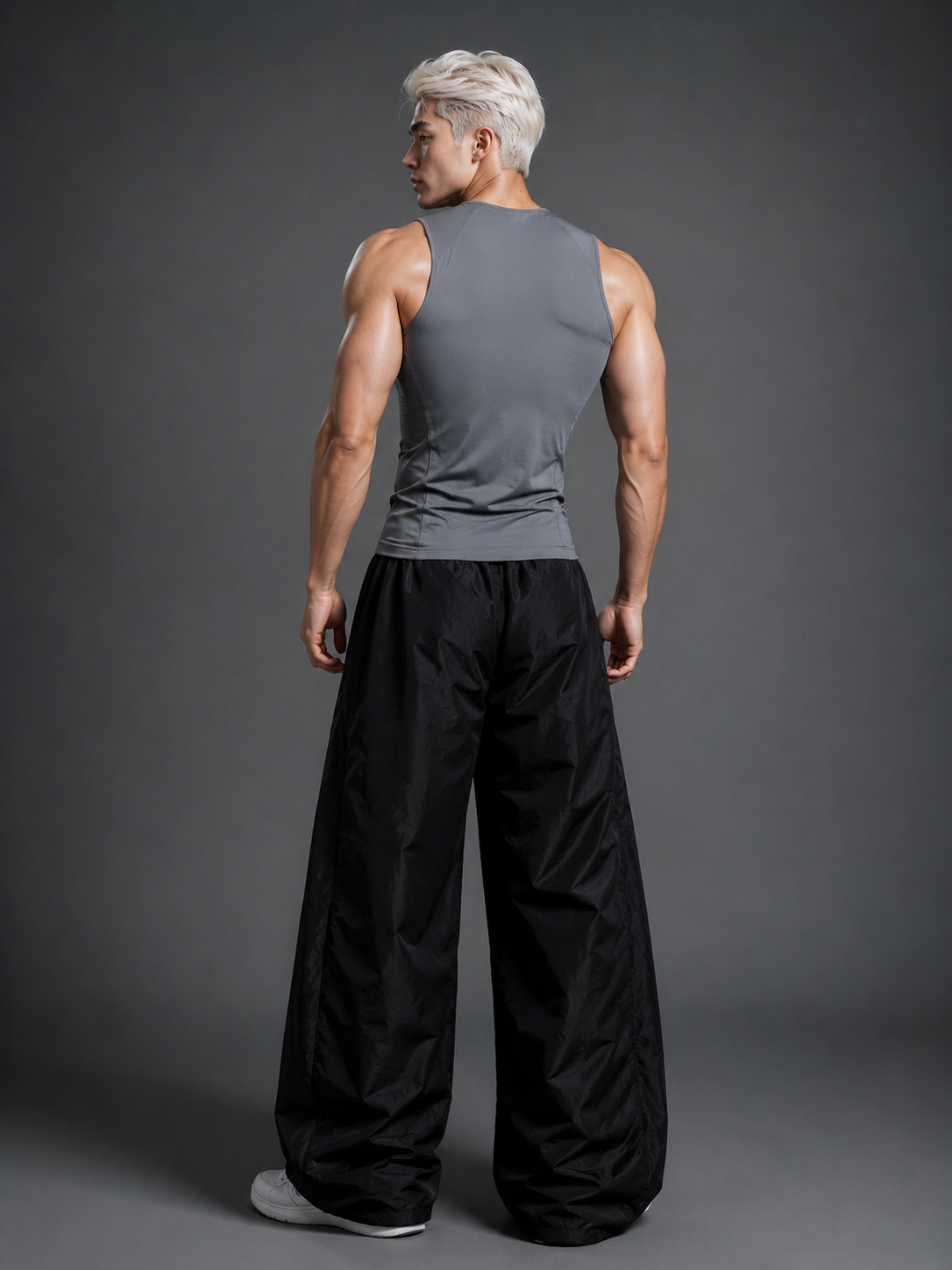  Quần Dài Degrey màu ĐEN XÁM Long Pants Poly in Logo - PAPOLYXAM 