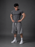  Áo thun thể thao màu XÁM Degrey BIG Compressor Tee thêu logo - BIGCOMTEEXAM 