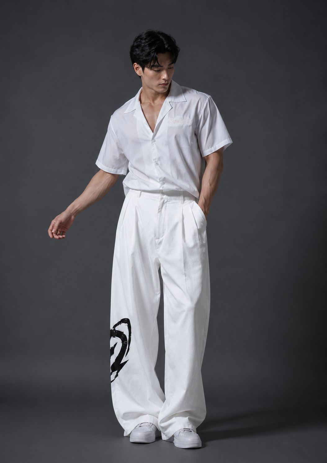  Áo Sơ Mi Degrey Shirt WHITE BASIC - SHIRTBATRA 