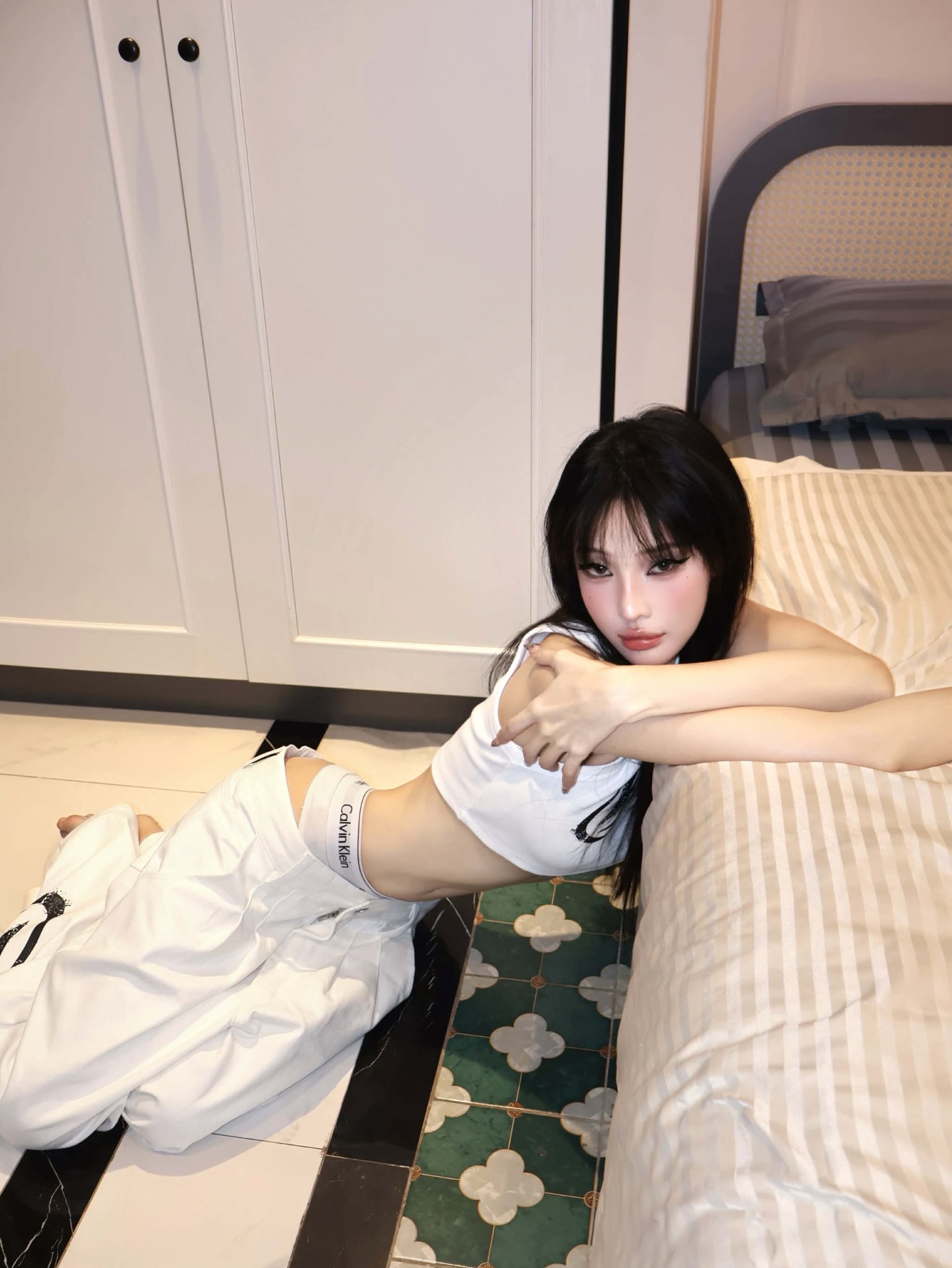  Áo Degrey Crop Tank màu TRẮNG New Logo - CROPTRANG 