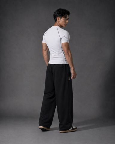  Áo thun Body màu TRẮNG Degrey Compressor Tee in logo - BODYTEETRA 