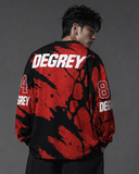  Áo Sweater Degrey Athlete màu đỏ cam Poly - SWEDOCAM 