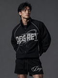  Jacket Degrey Athlete áo khoác dù thể thao màu đen - JACKATHDEN 