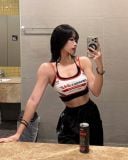  Áo Degrey Gym Sport Bra màu Trắng Đỏ thể thao - BRATRADO 