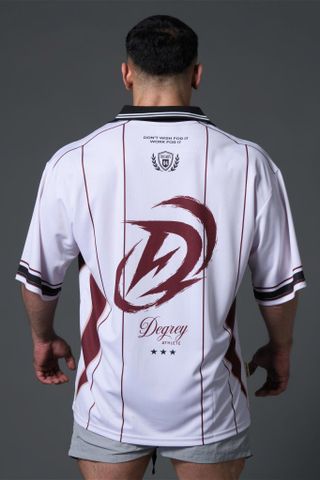  Áo Polo màu Kem Đỏ Degrey Athlete Wave - POLOWAVEKEM 