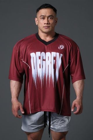  Áo Degrey Jersey Mesh Fabric DRIP RED - JERMESHDRIP 