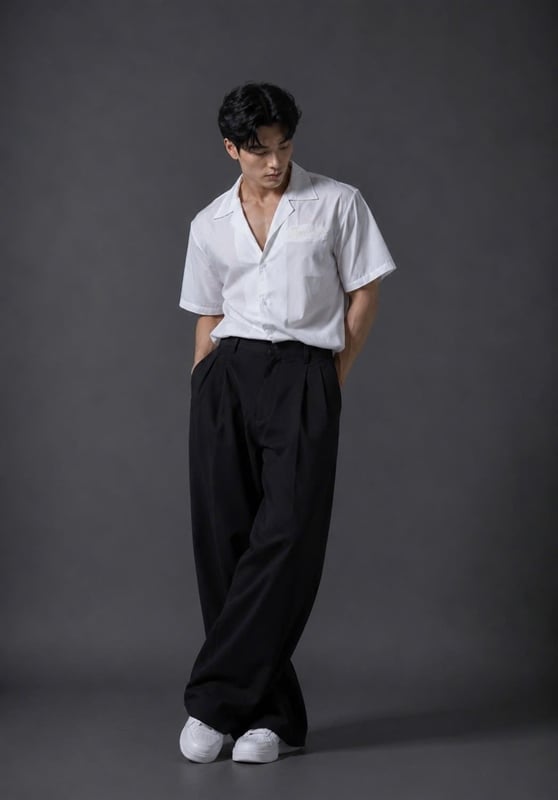  Áo Sơ Mi Degrey Shirt WHITE BASIC - SHIRTBATRA 