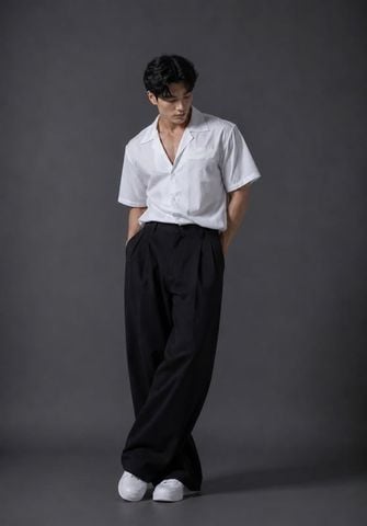  Áo Sơ Mi Degrey Shirt WHITE BASIC - SHIRTBATRA 