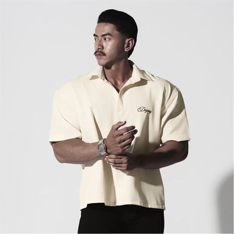  Áo sơ mi màu KEM Degrey Shirt BUILT NOT BORN - SHIRTKEM 