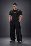  Áo thun Body màu ĐEN Degrey Compressor Tee in logo - BODYTEEDEN 