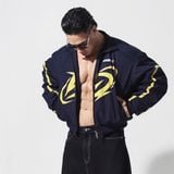  Áo khoác bomber Degrey Japan Korea màu navy - BOMBNAVY 