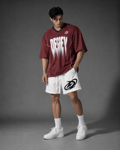  Áo Degrey Jersey Mesh Fabric DRIP RED - JERMESHDRIP 