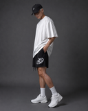  Áo Thun Degrey TC Oversize màu TRẮNG thêu New Logo - OVSTCTRANG 
