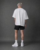  Áo Thun Degrey TC Oversize màu TRẮNG thêu New Logo - OVSTCTRANG 