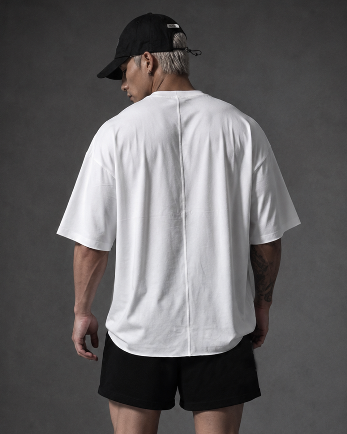  Áo Thun Degrey TC Oversize màu TRẮNG thêu New Logo - OVSTCTRANG 